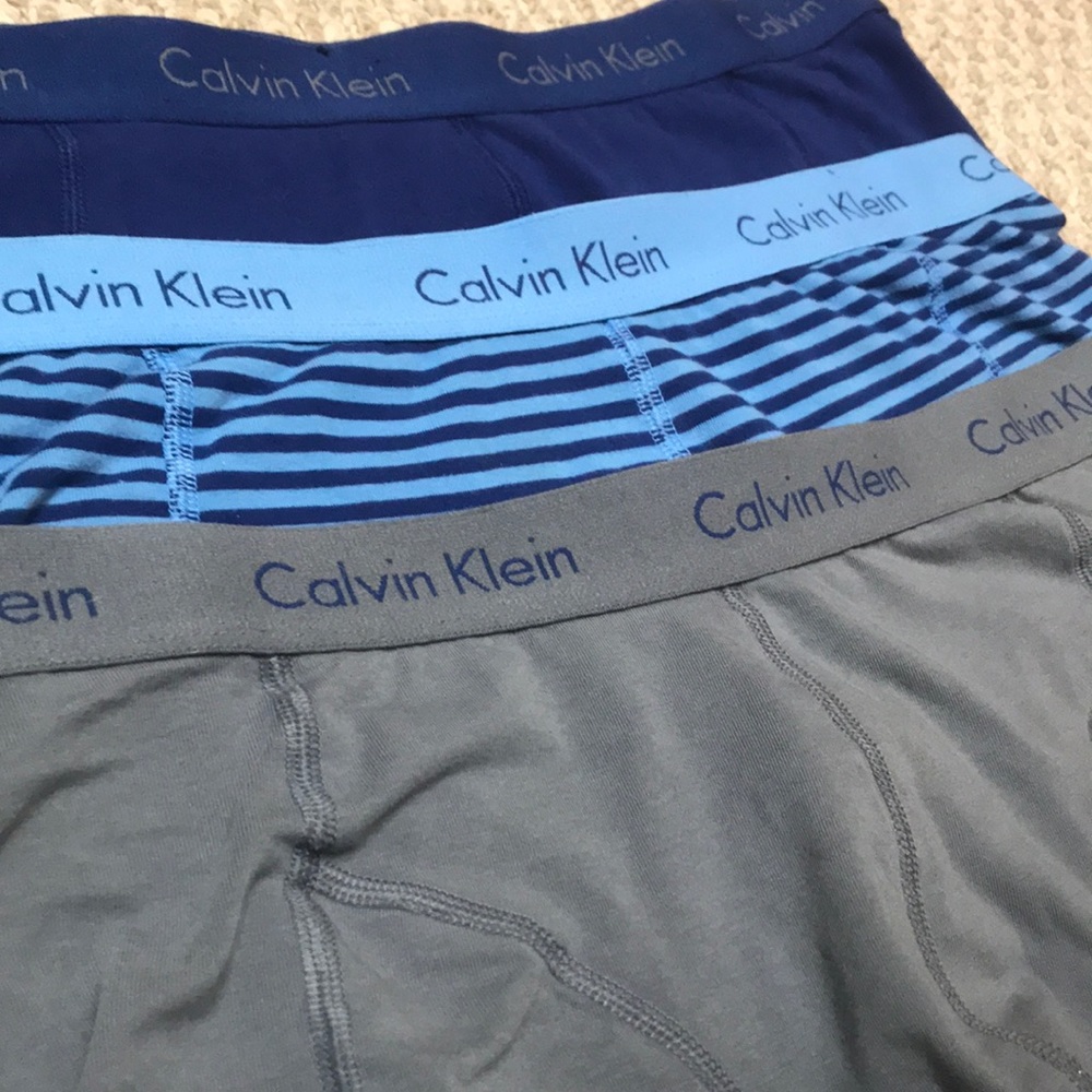 Trio of Calvin Klein boxer briefs
